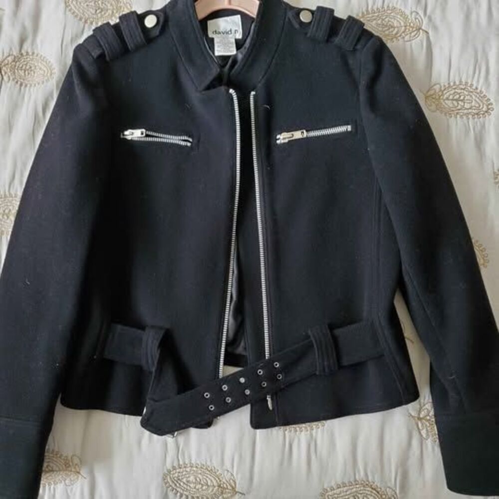 Size 10 womens moto jacket retro